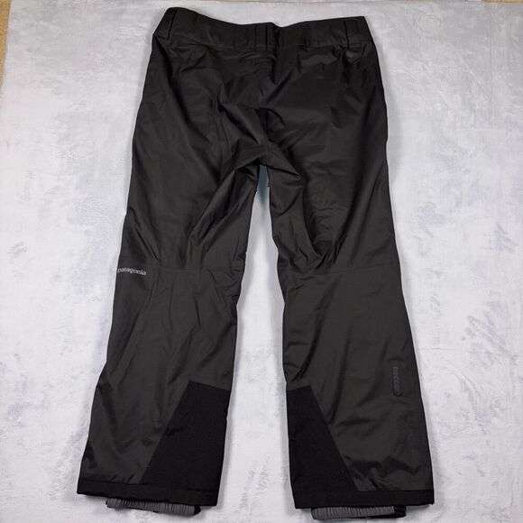 Patagonia Snowshot H2no Vented Snowboard Ski Snow Pants Men’s Size Large Black - Picture 13 of 15